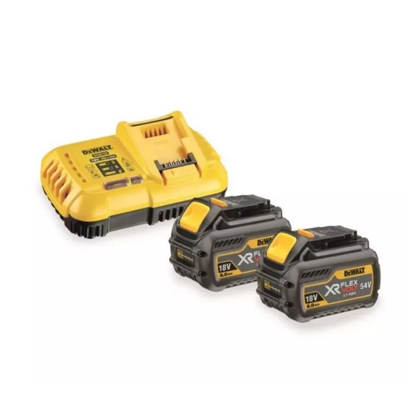 DeWalt DCB118T2-QW XR FLEXVOLT kit de inicio, 2 baterías 54 V 2 Ah y cargador
