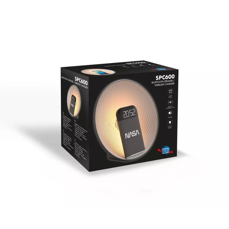 Altavoz Bluetooth/despertador/cargador inalámbrico NASA SPC600