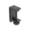 Delock - Soporte para auriculares - ajustable, para montaje en mesa, aluminio - Negro (18449)