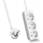 Regleta de enchufes helos CLASSIC 3 tomas 3,0 m cable sin interruptor
