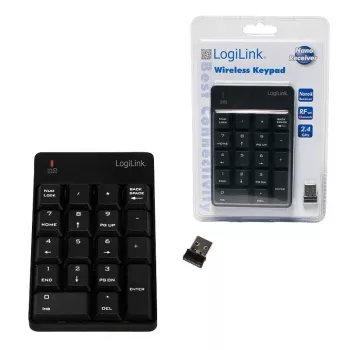 LogiLink ID0120 teclado numérico inalámbrico con 18 teclas