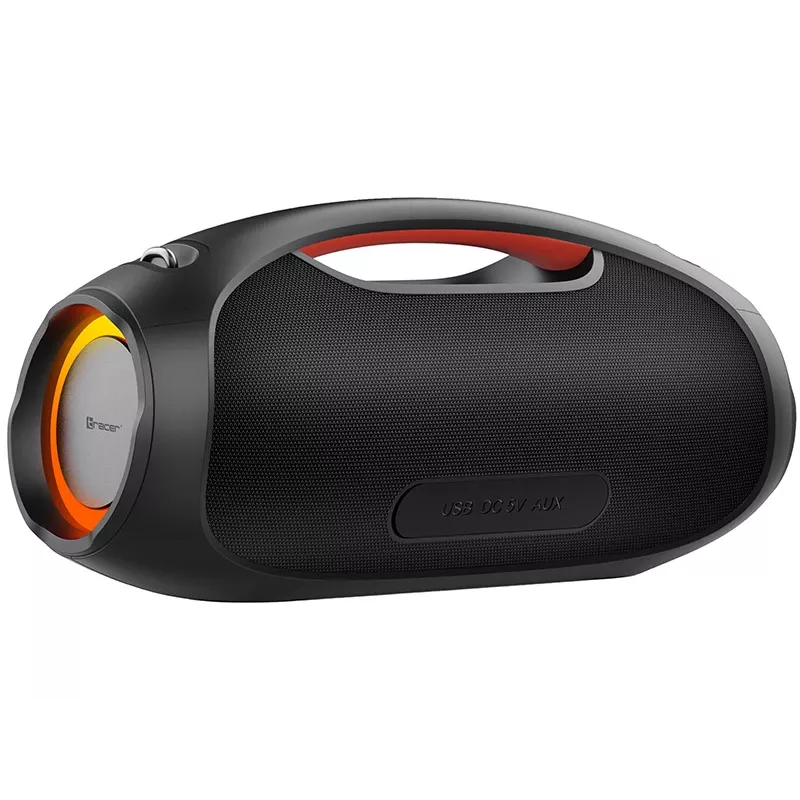 Altavoz portatil estereo TRACER TRAGLO47226 — inalambrico Bluetooth 5.3, 60 W RMS, 12 h de bateria, negro