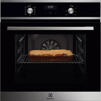 Horno eléctrico integrable Electrolux EOF5F50BX, 65 L, limpieza catalítica, 8 programas, indicador LED, asas de acero inoxidable