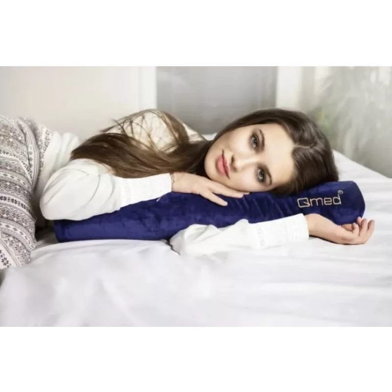 Almohada multifunción ergonómica MDH FLEX PILLOW DRQE3F1CDXUXP — forma de rodillo, 635 mm de longitud, 100 mm de diámetro, violeta, polipropileno con funda de terciopelo