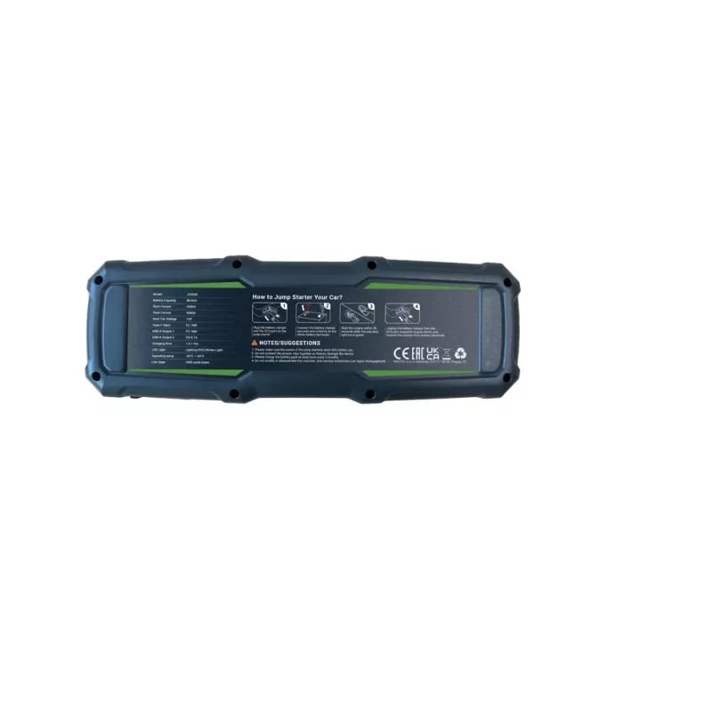 Arrancador de coche Navitel JS4000 — arrancador multifunción con batería de alto rendimiento y linterna integrada