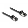 Cable de red DeLOCK cable RJ45 conector macho a conector macho Cat.8.1 0,25 m negro