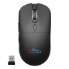 Ratón inalámbrico MEDIA-TECH MT1124 BT/RF Silent & Recharge — ambidiestro, 3200 DPI, Bluetooth + 2,4 GHz USB, 6 botones, recargable