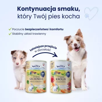 BALTICA regional flavours Puppy conejo con zanahoria - comida húmeda para perros - 400 g