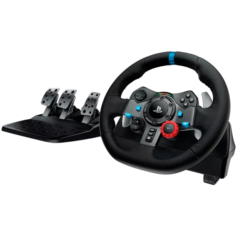 LOGITECH G29 EU + G435 Mando gaming negro aluminio negro USB volante + pedales + auriculares PC
