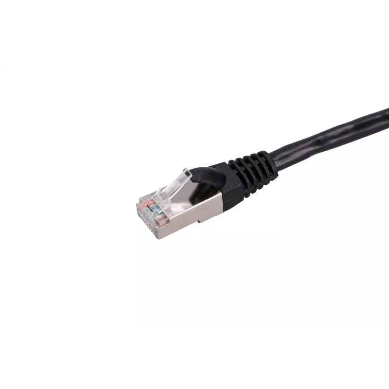 Cable de red Extralink latiguillo LAN Cat.5e RJ-45 F/UTP 0,5 m negro