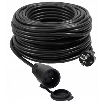 Alargador enrollable VERTEX PZO50M 50 m 3x2,5 mm negro