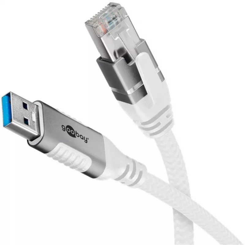 Goobay 74161 - cable adaptador de red USB 3.0 Type-A Gigabit Ethernet 5 m - tarjeta de red - 1.000 Mbit/s (74161)
