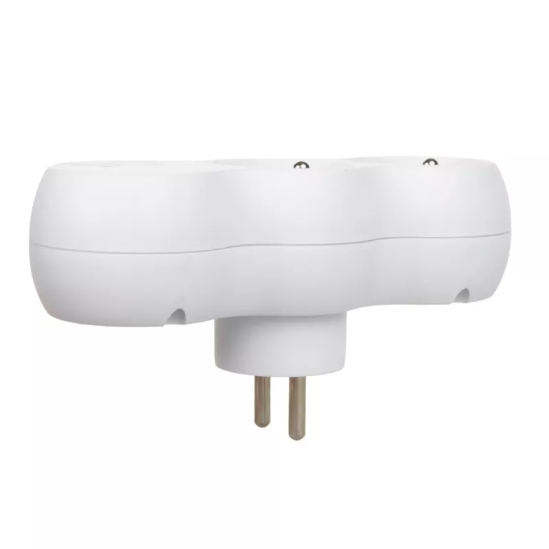 Maclean MCE339E ladrón de enchufe doble, tipo E