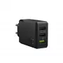 Cargador para dispositivos móviles Green Cell CHARGC03 negro para interiores