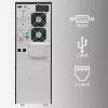 Qoltec 52284 SAI sistema de alimentación ininterrumpida | 10kVA | 10000W | factor de potencia 1,0 | LCD | EPO | USB | online