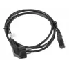 Cable de alimentación LANBERG CA-C13C-11CC-0018-BK — 1,8 m, conector hembra C13 a CEE7/7, C13 en ángulo