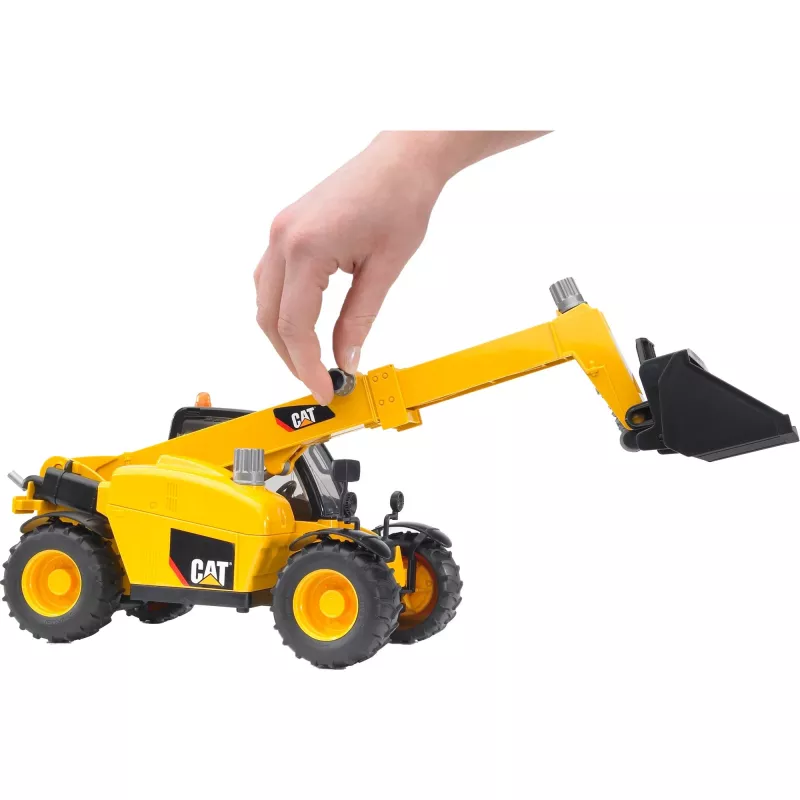 Bruder 02141 Caterpillar manipulador telescópico plástico granja vehículo de construcción juguete