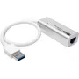 Tripp Lite U336-000-GB-AL Adaptador de red USB 3.0 SuperSpeed a Gigabit Ethernet NIC - 10/100/1000 - Plug-and-Play - Aluminio (U336-000-GB-AL)