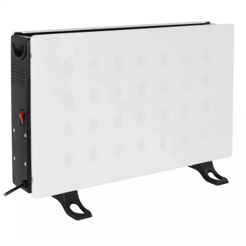 Convector eléctrico NOVEEN CH8000 — 2000 W, 3 niveles de potencia, temporizador, mando a distancia, blanco
