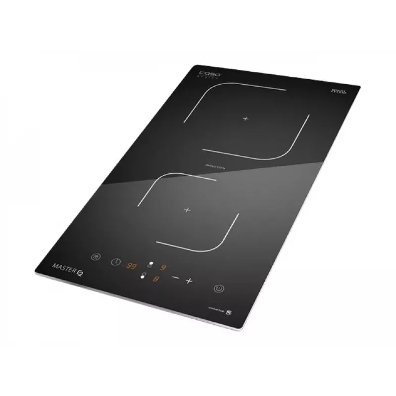 Caso | Placa de cocina | Master E2 | Inducción | Número de zonas de cocción 2 | Táctil | Temporizador | Negro