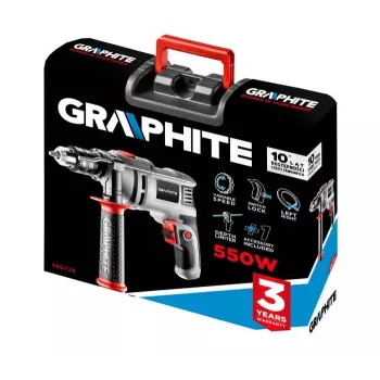 Taladro Graphite 58G725 3000 RPM con llave gris