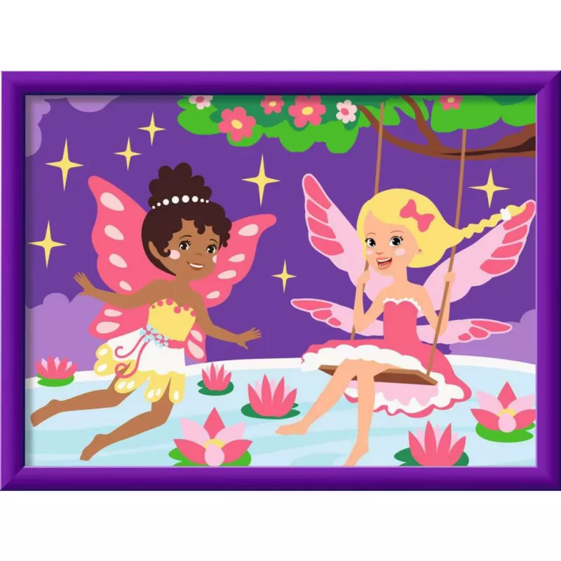 Set de pintura Ravensburger CreArt – Amigas hadas (set de pintura infantil)