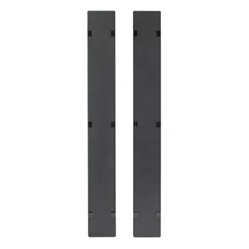 Gestión de cables APC NetShelter, gestor de cables vertical, cubiertas abatibles, para NetShelter SX 750 mm An 42 U, set de 2, 109 x 1778 x 13 mm