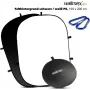 Walimex pro fondo plegable 2en1 b/n 150x200 PES (1023073)
