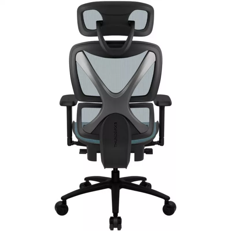Silla de oficina ergonómica ThunderX3 XTC - negra/azul