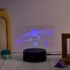 Lámpara LED decorativa Manta SNL118RGB RGB 3D