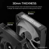 Ventilador de caja Corsair iCUE LINK RX120 MAX ARGB 120mm pack de 3 negro