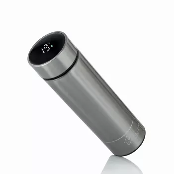 Extralink Smart Travel Mug plata, vaso térmico con indicador LED