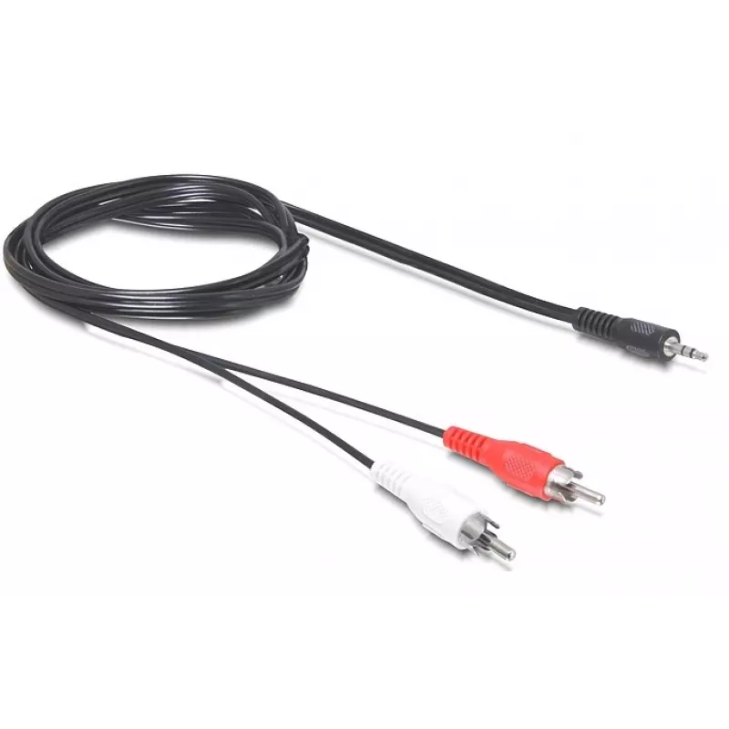 Cable de audio 3,5 mm/2 x RCA DeLOCK 84212