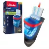 Vileda H2PrO 175775 set de mopa plana con sistema de dos depósitos, microfibra, negro/rojo