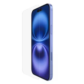 Protector de pantalla Belkin ScreenForce para iPhone 16 Plus antibacteriano cristal templado
