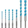 Juego de brocas Bosch Expert HEX-9, 7 piezas, tamaños 4–12 mm, vástago HEX-9