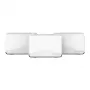 Mercusys Halo H27BE (3 uds.) BE3600 sistema Mesh Wi-Fi 7 para toda la casa, doble banda 688 + 2880 Mbps, MU-MIMO, puertos 1x 2,5 Gbps + 2x 1 Gbps, antenas internas, hasta 650 m2