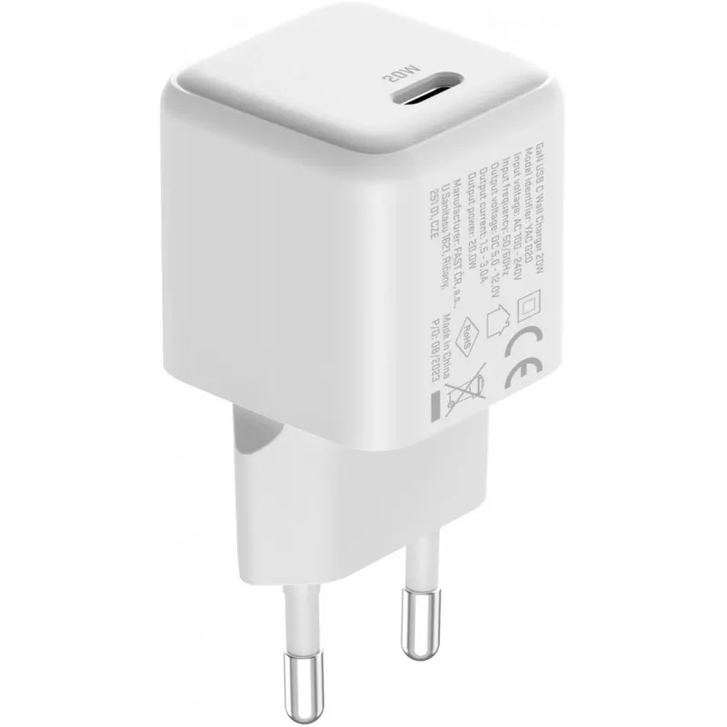 Fuente de alimentación USB-C YENKEE YAC G20 20W 3A Power Delivery