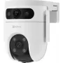EZVIZ H9c Dual 3K CS-H9C (5MP+5MP) cámara IP de exterior con movimiento horizontal y vertical, 2880×1620, Wi-Fi + LAN, DC 12V, microSD de hasta 512 GB, visión nocturna en color