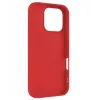 Cubierta trasera FIXED para Apple iPhone 16 Pro, superficie engomada, roja