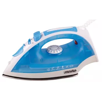 Plancha Mesko MS 5023 con cable 2200 W azul/blanco