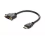 Microconnect HDMDVI15CM Cable adaptador de vídeo 0,15 m HDMI Type-A (estándar) DVI-D negro