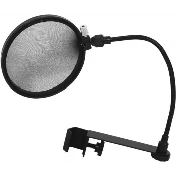 Antipop para micrófono Omnitronic 6000624N negro — protección para reducir las plosivas