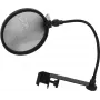 Antipop para micrófono Omnitronic 6000624N negro — protección para reducir las plosivas
