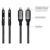 Good Connections cable Ethernet USB-C RJ45, antracita, 0,5 m