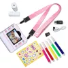 Xblitz FLASH PINK Cámara instantánea con impresora térmica para niños
