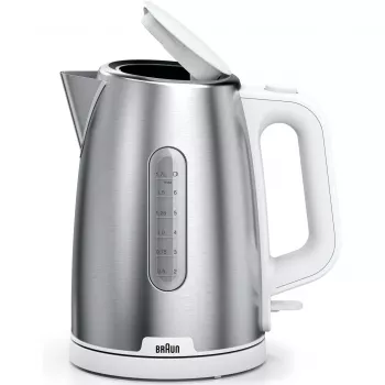 Braun WK 1500 hervidor eléctrico 1,7 L 2200 W acero inoxidable, blanco