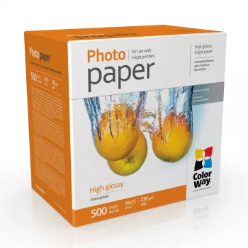 Papel fotográfico ColorWay PG2305004R 230 g/m² 10x15 cm 500 hojas