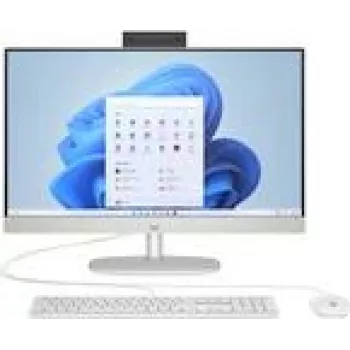 HP All-in-One PC 24-cr0112ng PC todo en uno FHD de 23,8 pulgadas, Intel N100, 8 GB RAM, 512 GB SSD, FreeDOS