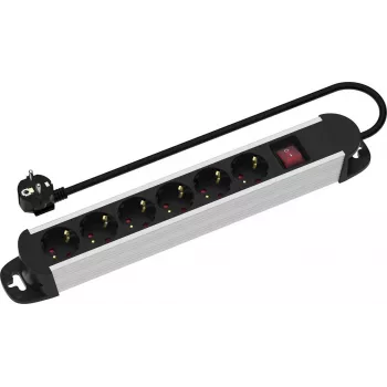 Regleta de enchufes ROLINE CEE7/7 6 tomas con interruptor - regleta de enchufes (19.07.2612)